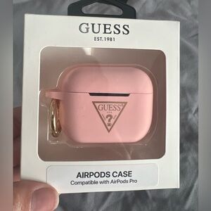 REPOSH Guess Pink AirPods Pro Case with Gold Accent